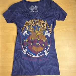 NWOT Affliction Women’s Short Sleeve Shirt